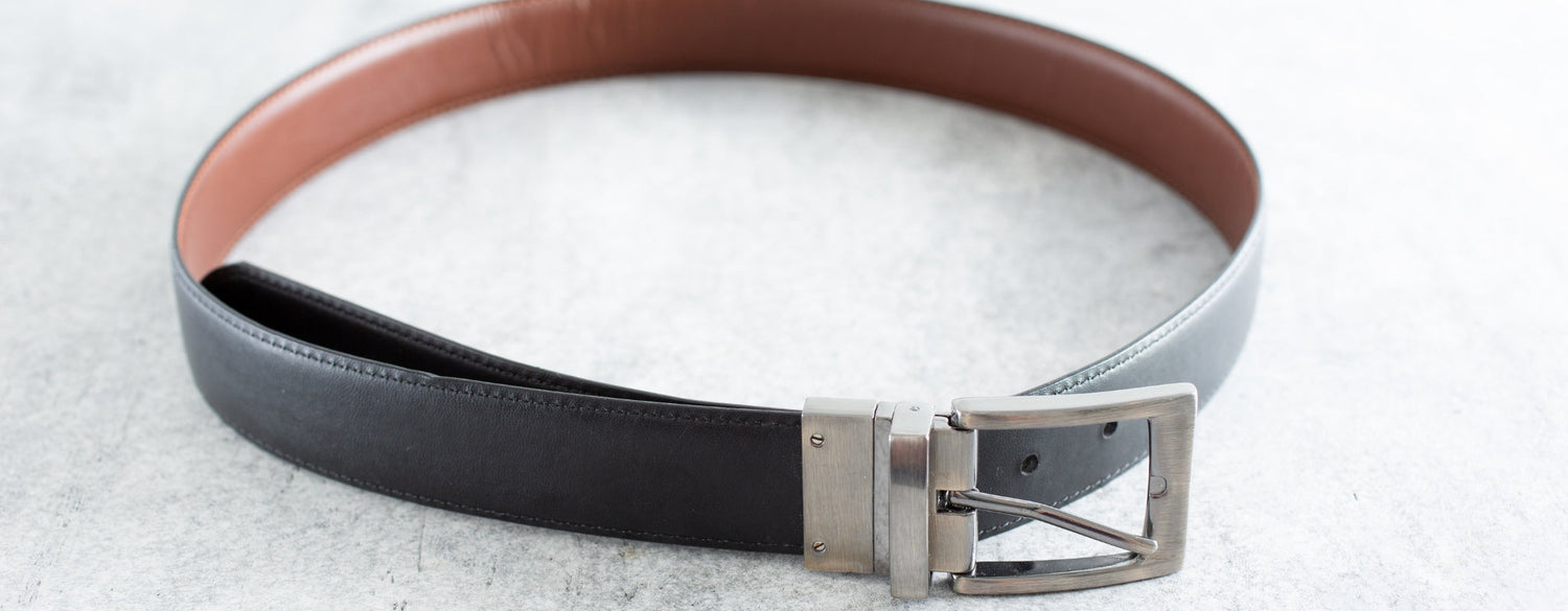 Ceinture réversible : 2 styles en 1