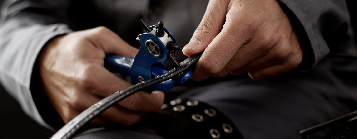 Comment faire un trou dans une ceinture en cuir ?