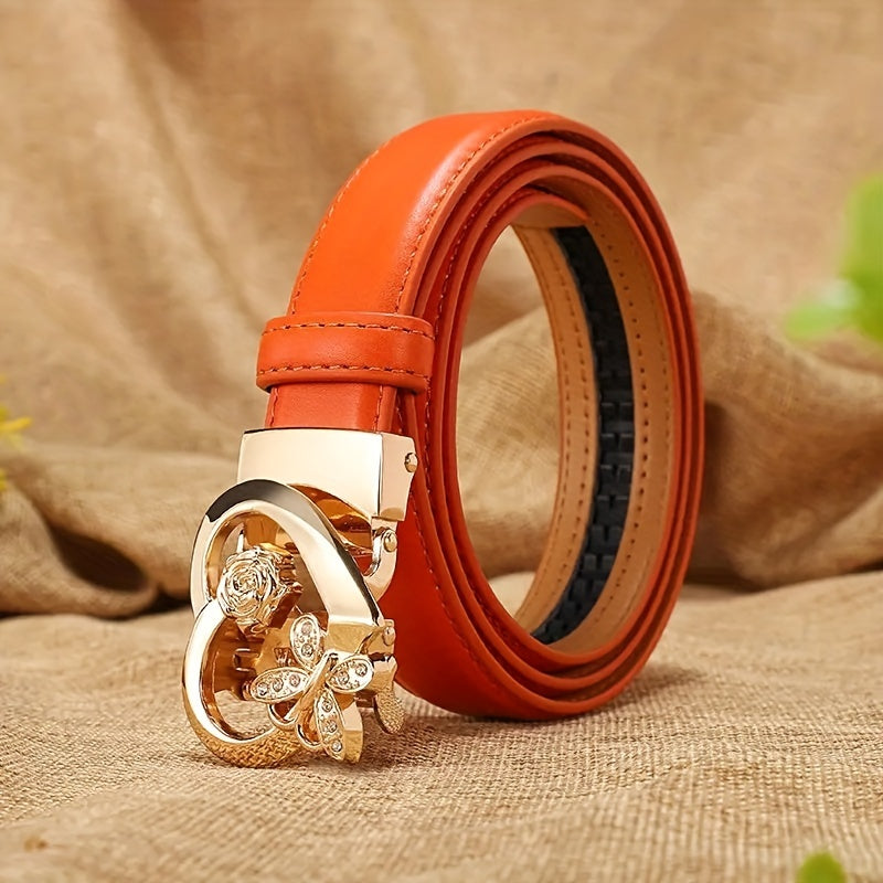 Ceinture Automatique en Simili Cuir pour Femme - Thaïs