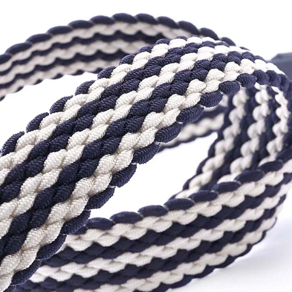 Ceinture Tressée Élastique pour Homme - Léopold