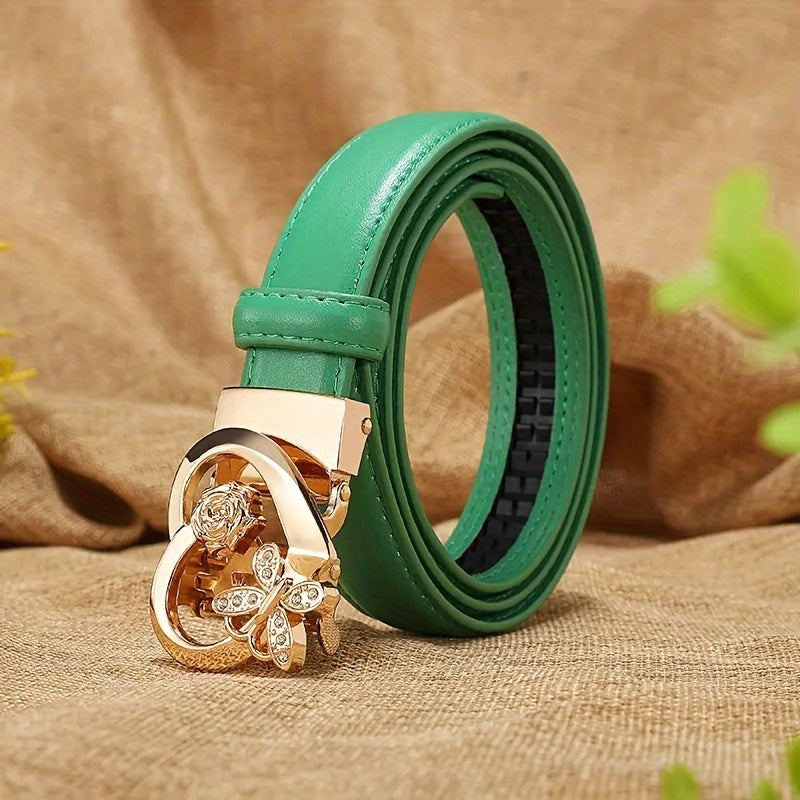 Ceinture Automatique en Simili Cuir pour Femme - Thaïs