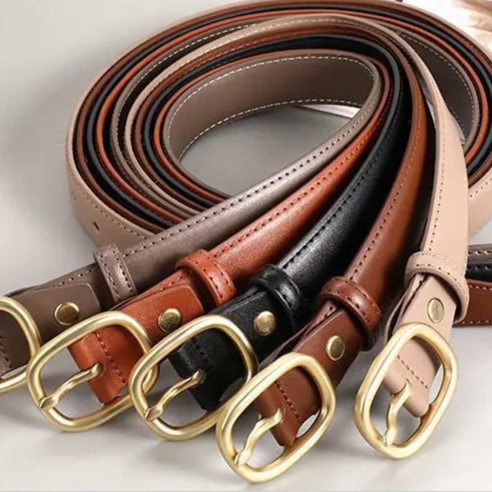 Ceinture Fine en Cuir pour Femme - Adèle