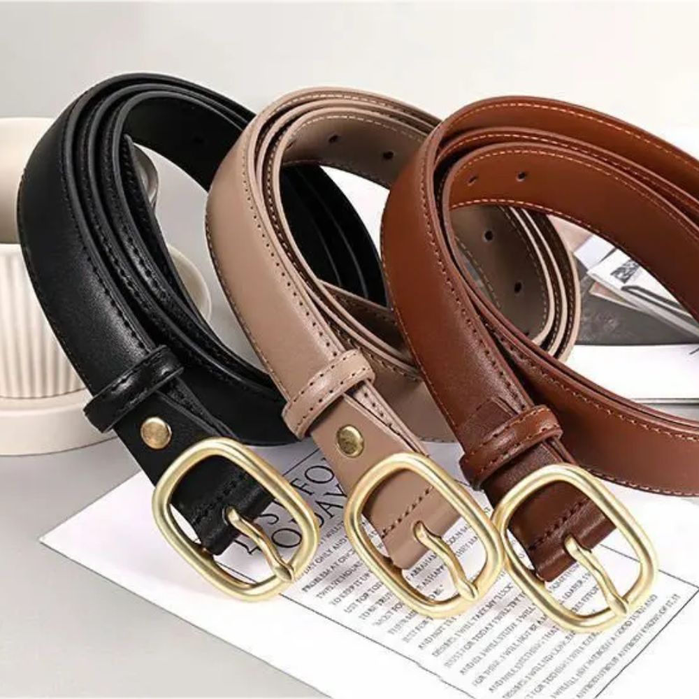 Ceinture Fine en Cuir pour Femme - Adèle