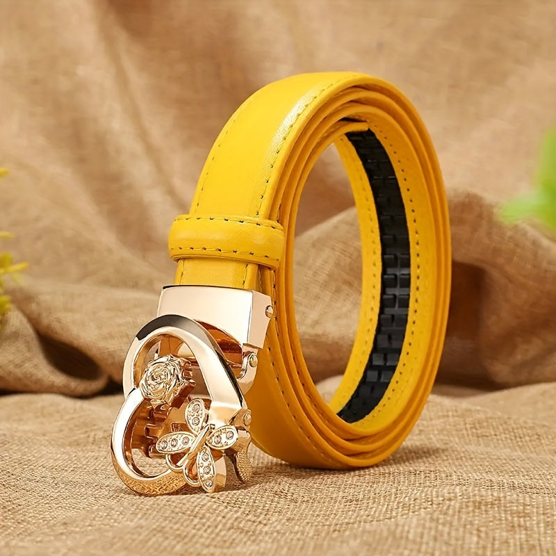 Ceinture Automatique en Simili Cuir pour Femme - Thaïs