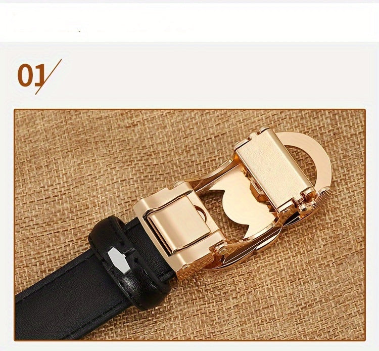 Ceinture Automatique en Simili Cuir pour Femme - Thaïs