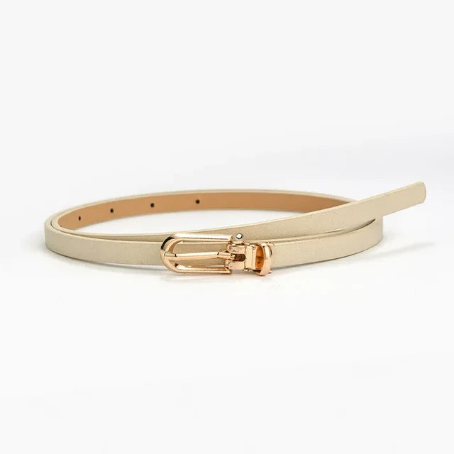 Ceinture en Cuir Fine pour Femme - Odette