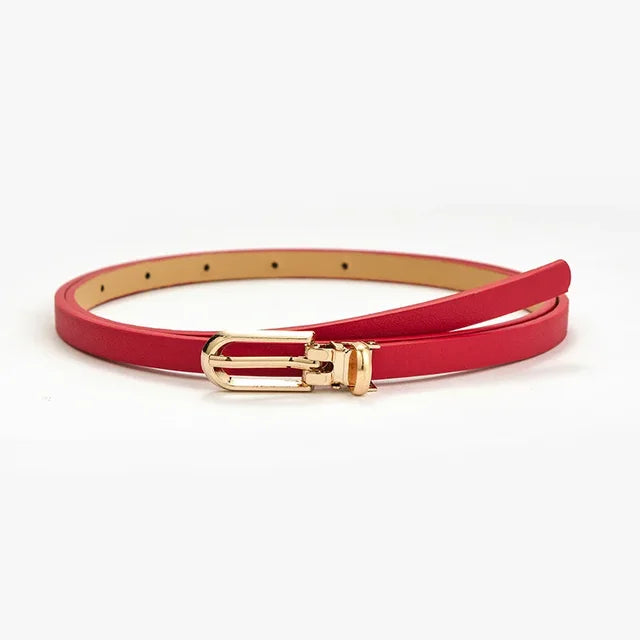Ceinture en Cuir Fine pour Femme - Odette