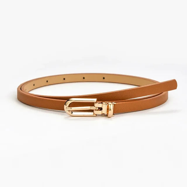 Ceinture en Cuir Fine pour Femme - Odette