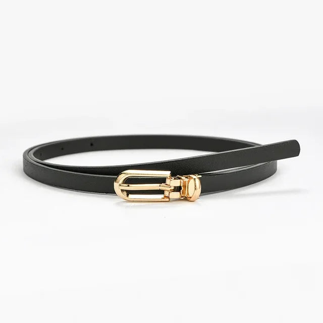 Ceinture en Cuir Fine pour Femme - Odette