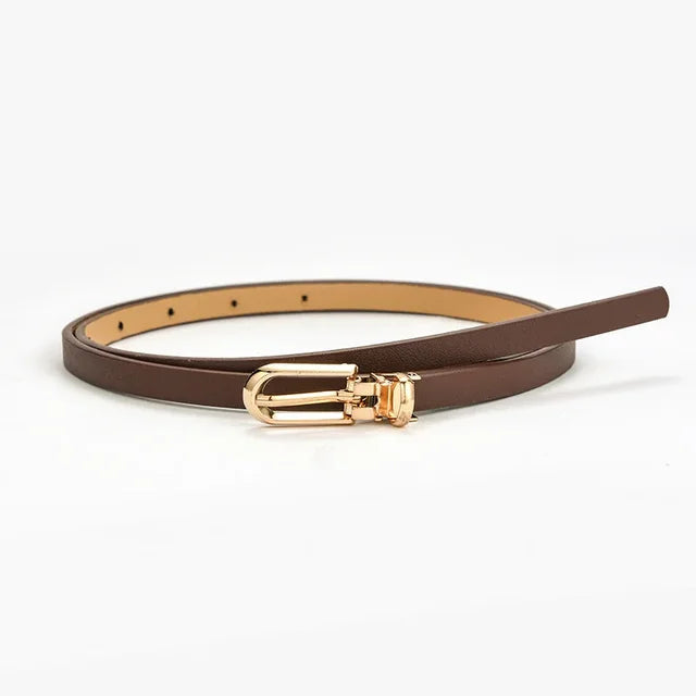 Ceinture en Cuir Fine pour Femme - Odette
