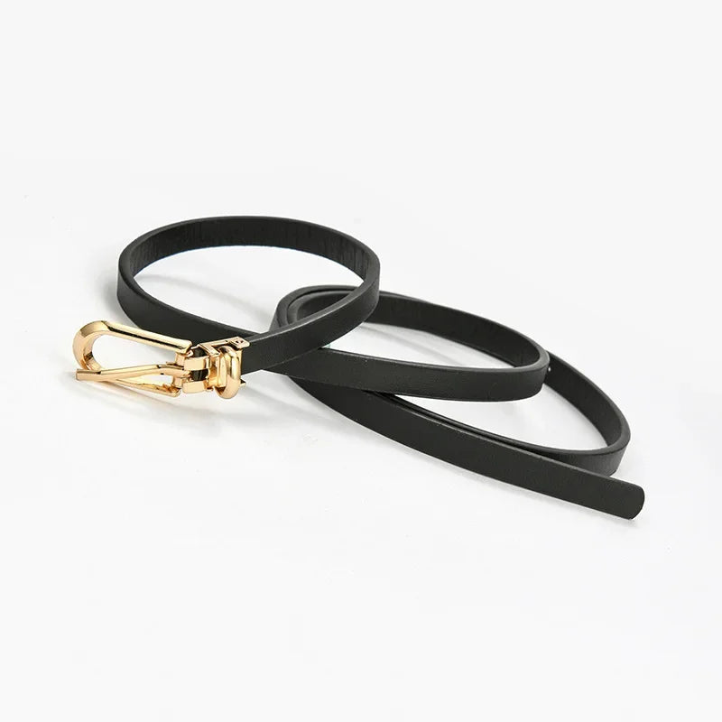 Ceinture en Cuir Fine pour Femme - Odette