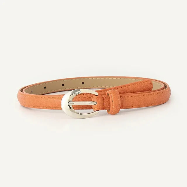 Ceinture en Cuir Fine pour Femme - Hermine