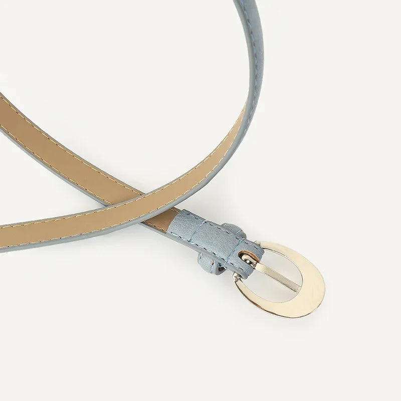Ceinture en Cuir Fine pour Femme - Hermine