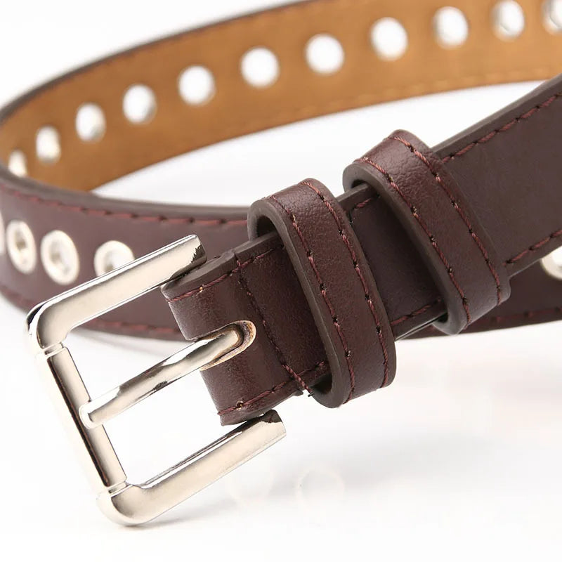 Ceinture Cuir Cloutée pour Femme - Marjorie