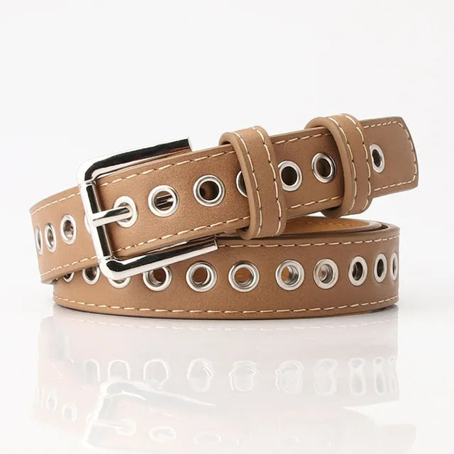 Ceinture Cuir Cloutée pour Femme - Marjorie