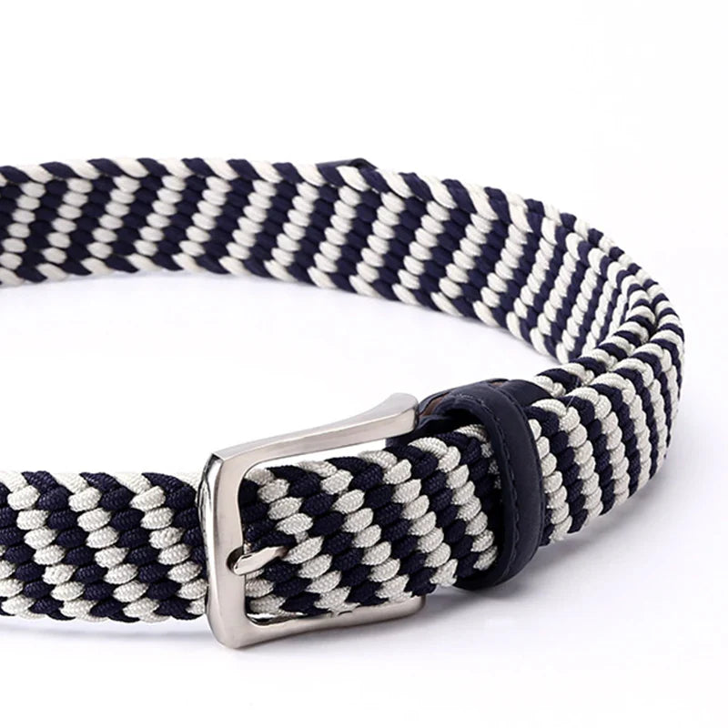 Ceinture Tressée Élastique pour Homme - Barnabé