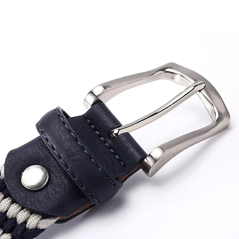Ceinture Tressée Élastique pour Homme - Barnabé