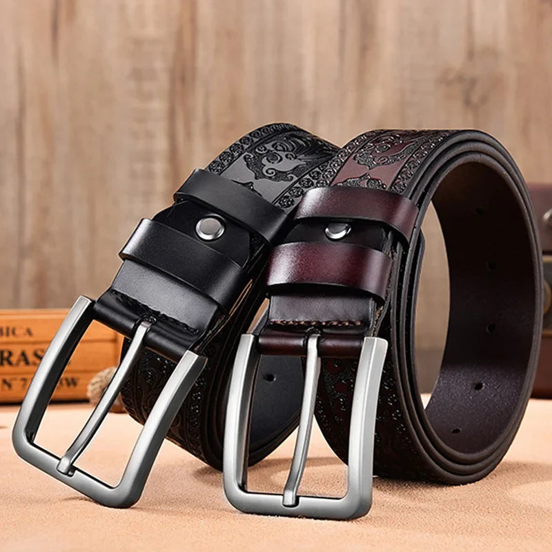 Ceinture en Cuir Vintage pour Homme - Hervé