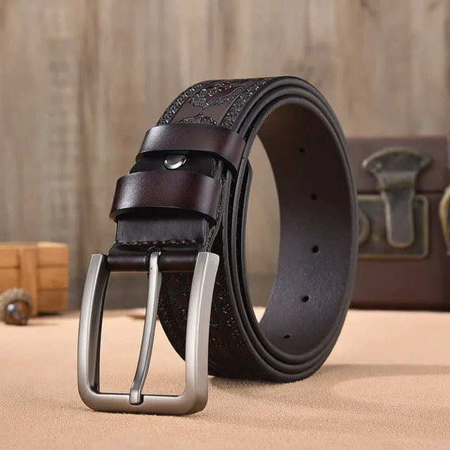 Ceinture en Cuir Vintage pour Homme - Hervé