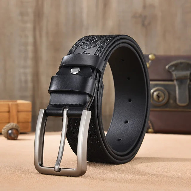 Ceinture en Cuir Vintage pour Homme - Hervé