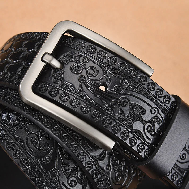 Ceinture en Cuir Vintage pour Homme - Hervé