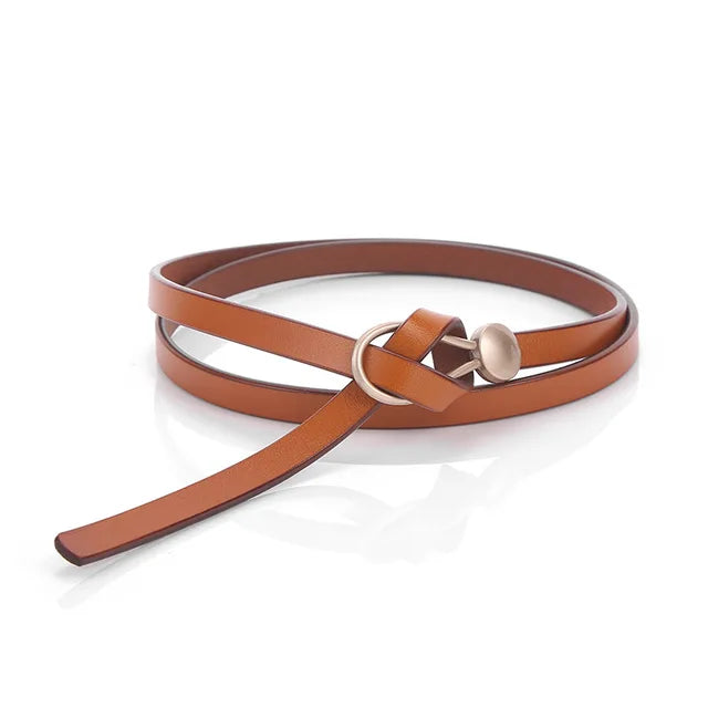 Ceinture en Cuir Fine pour Femme - Lucette