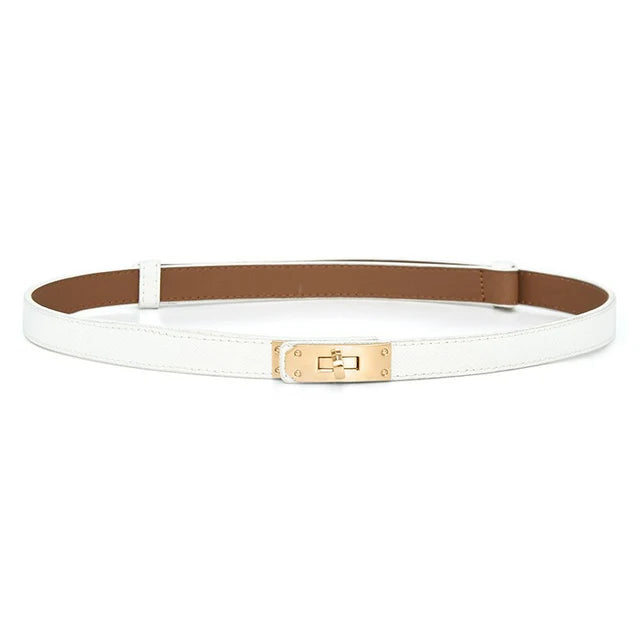 Ceinture Fine en Cuir pour Femme - Adelaïde