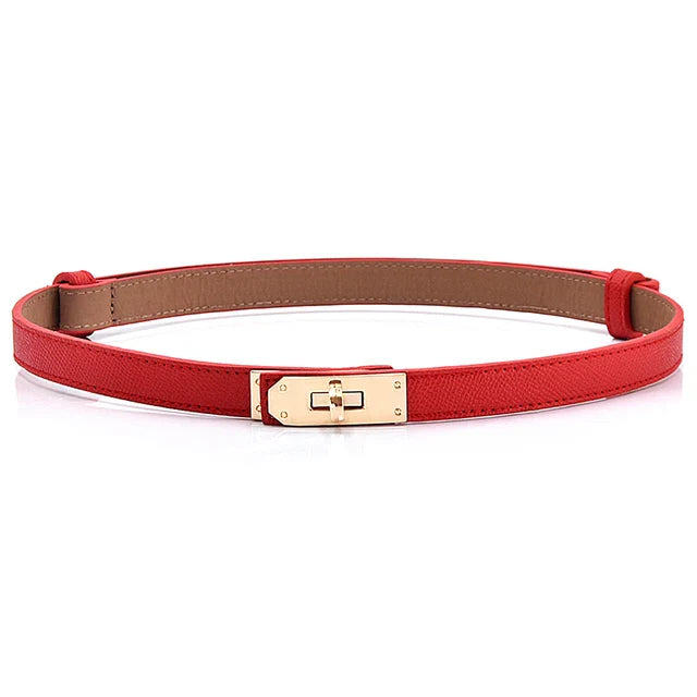 Ceinture Fine en Cuir pour Femme - Adelaïde