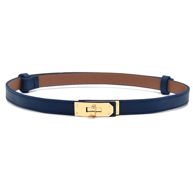 Ceinture Fine en Cuir pour Femme - Adelaïde