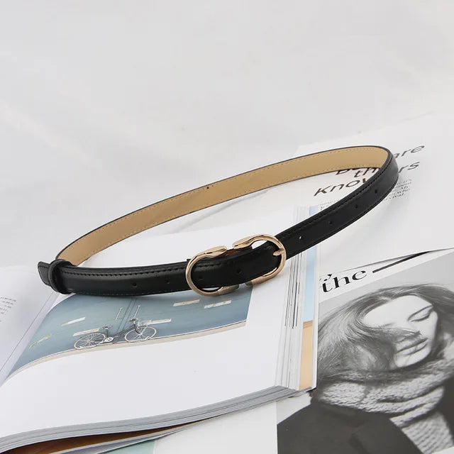 Ceinture Fine en Cuir pour Femme - Bérénice