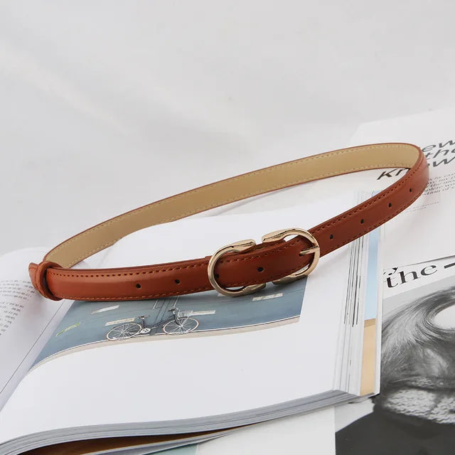 Ceinture Fine en Cuir pour Femme - Bérénice