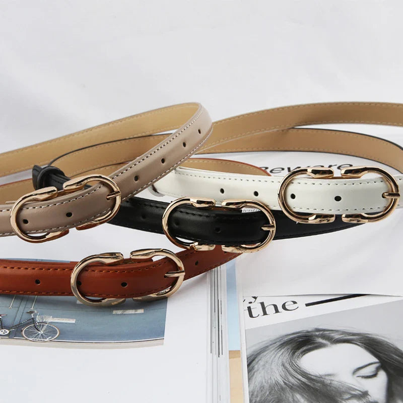 Ceinture Fine en Cuir pour Femme - Bérénice