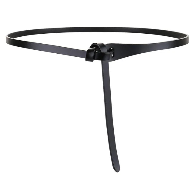 Ceinture en Cuir Fine pour Femme - Mathilde
