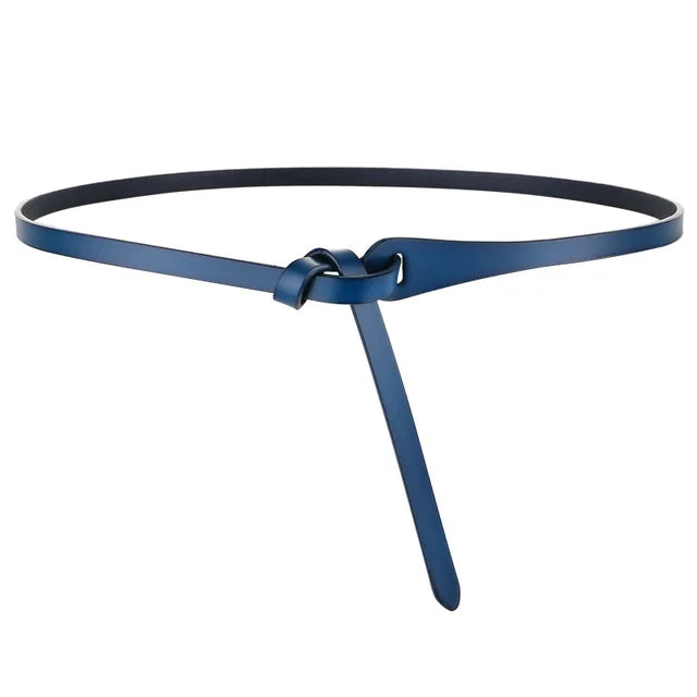 Ceinture en Cuir Fine pour Femme - Mathilde