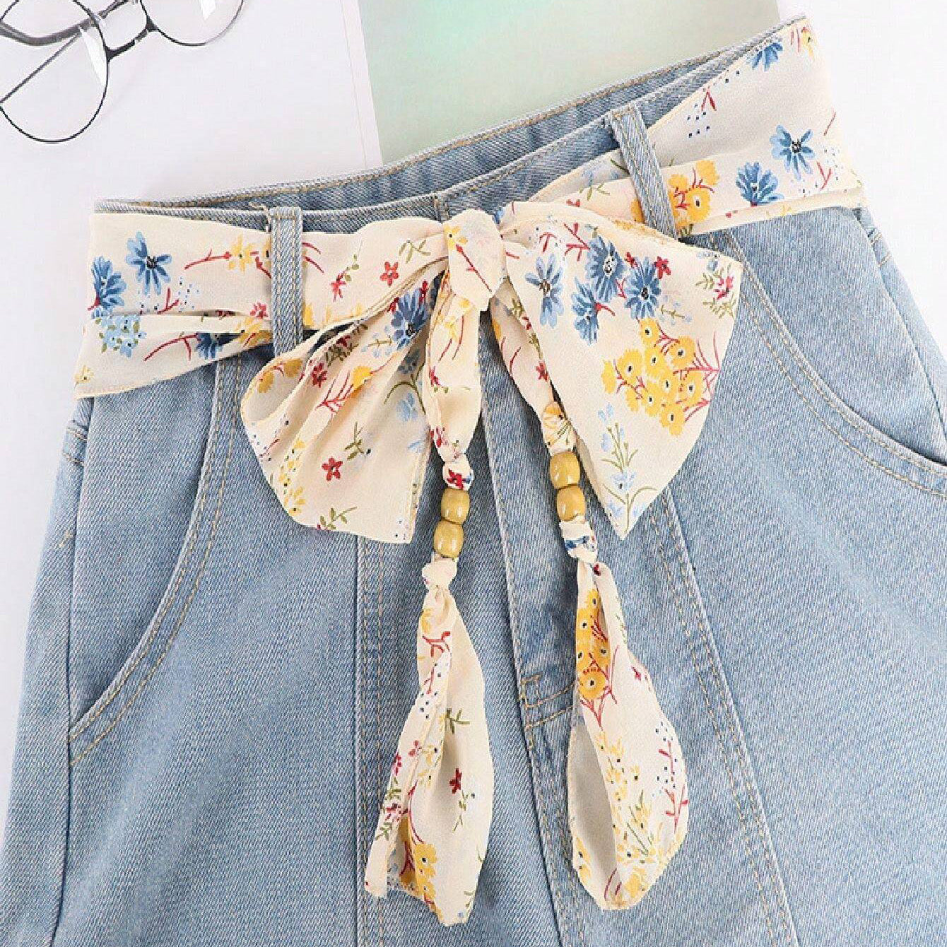 Ceinture Foulard à perles en bois - Uppsala