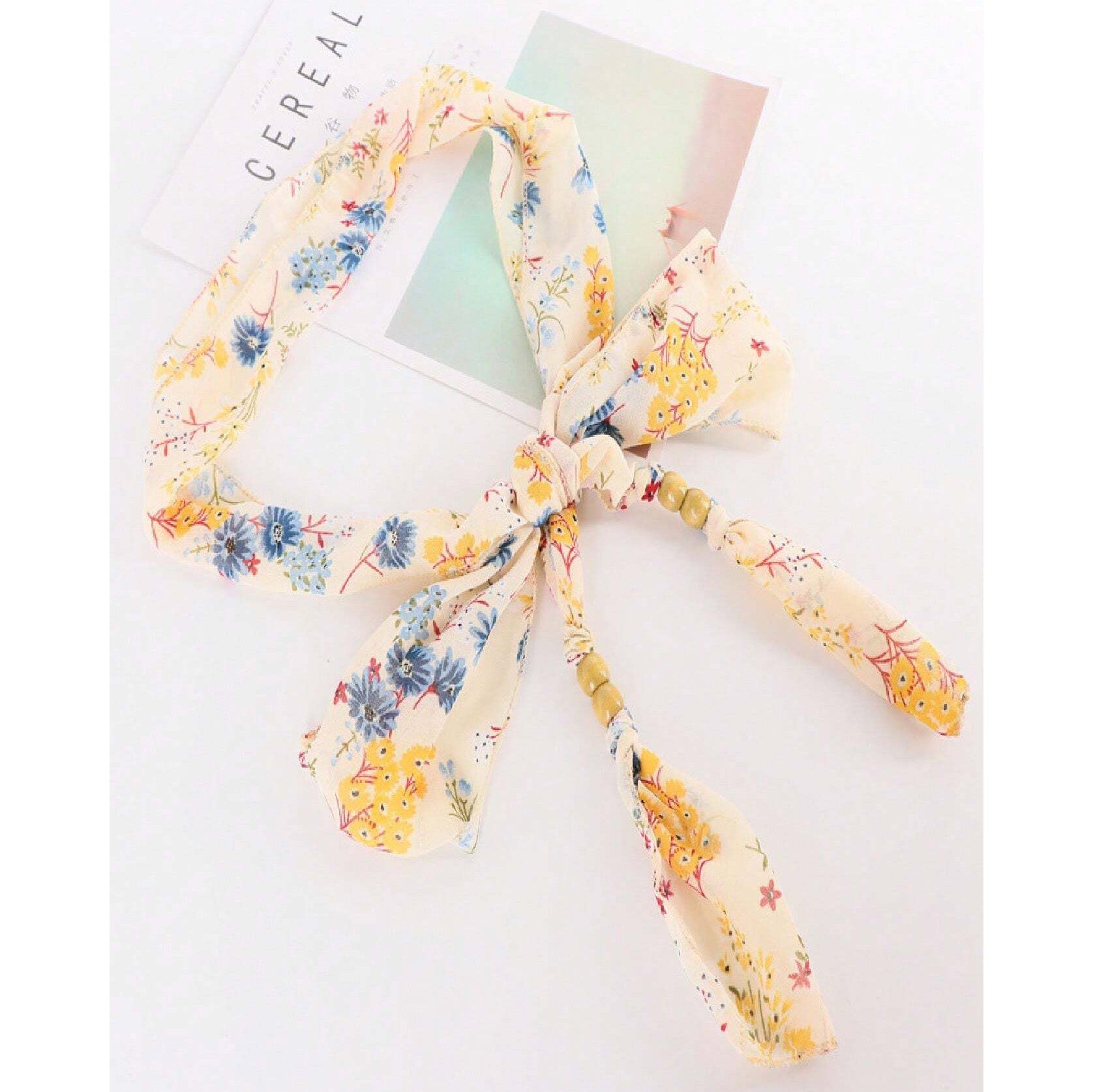 Ceinture Foulard à perles en bois - Uppsala