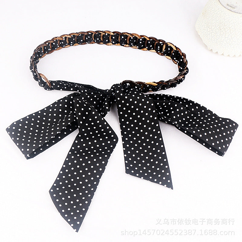 Ceinture Foulard avec Anneaux en Bois - Terrassa