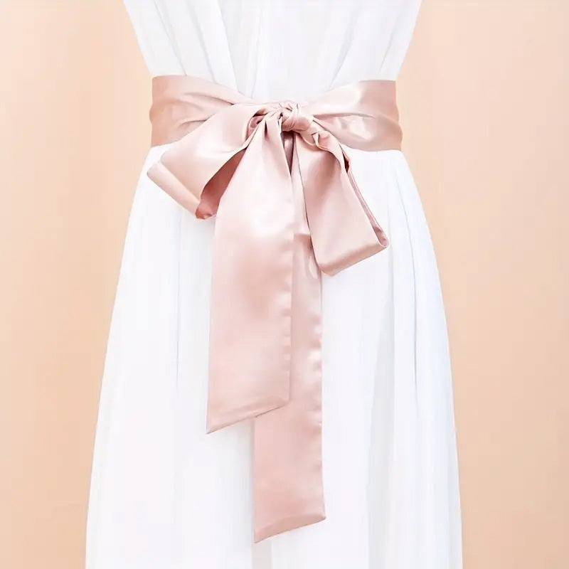 Ceinture Foulard en Satin Uni - Elche