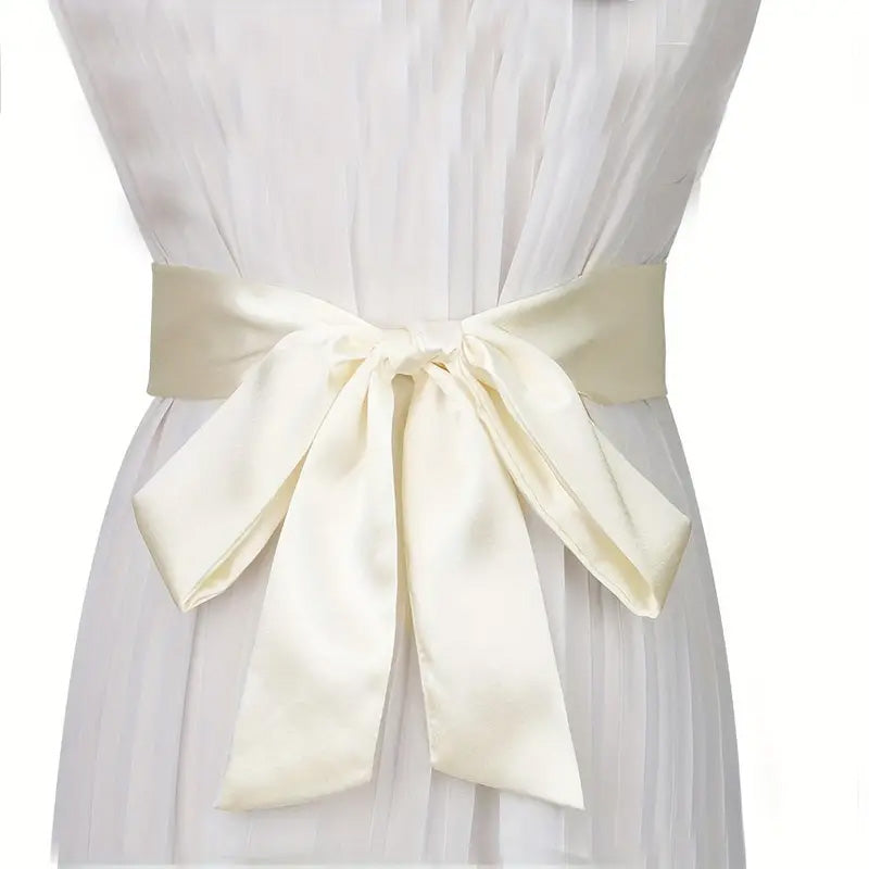 Ceinture Foulard en Satin Uni - Elche