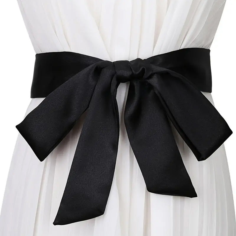 Ceinture Foulard en Satin Uni - Elche