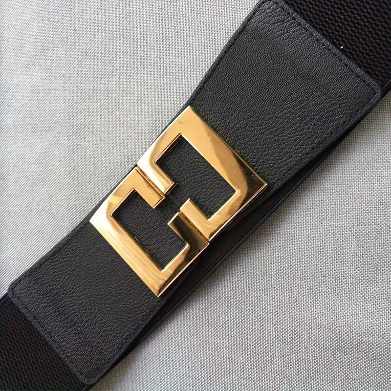 Ceinture Large à Boucle Dorée - Murcie