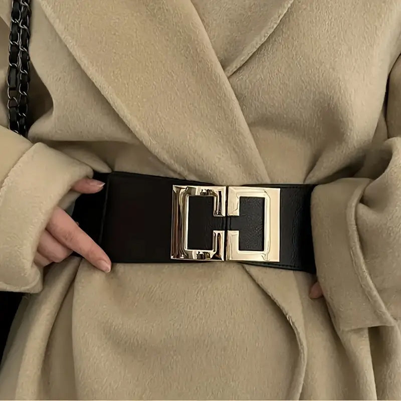 Ceinture Large à Boucle Dorée - Murcie
