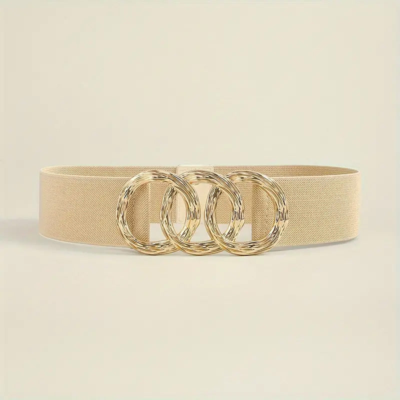 Ceinture Large à Boucle Triple - Malaga