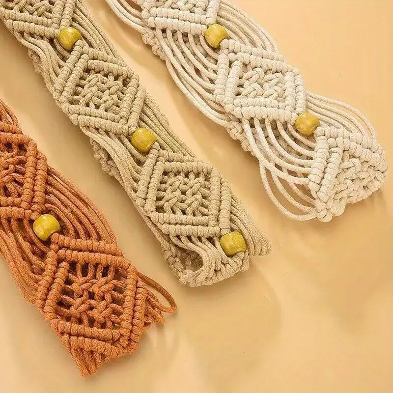 Ceinture Tressée à Lacets - Catane