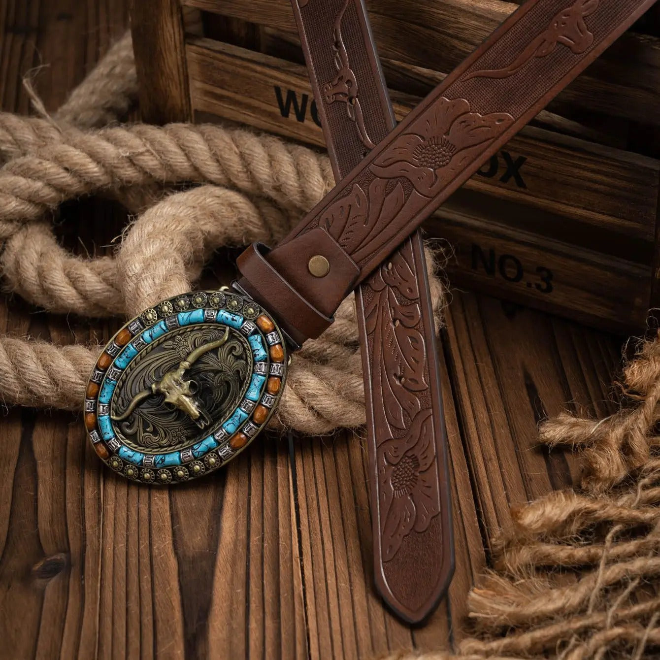 Ceinture Western Homme - Nashville