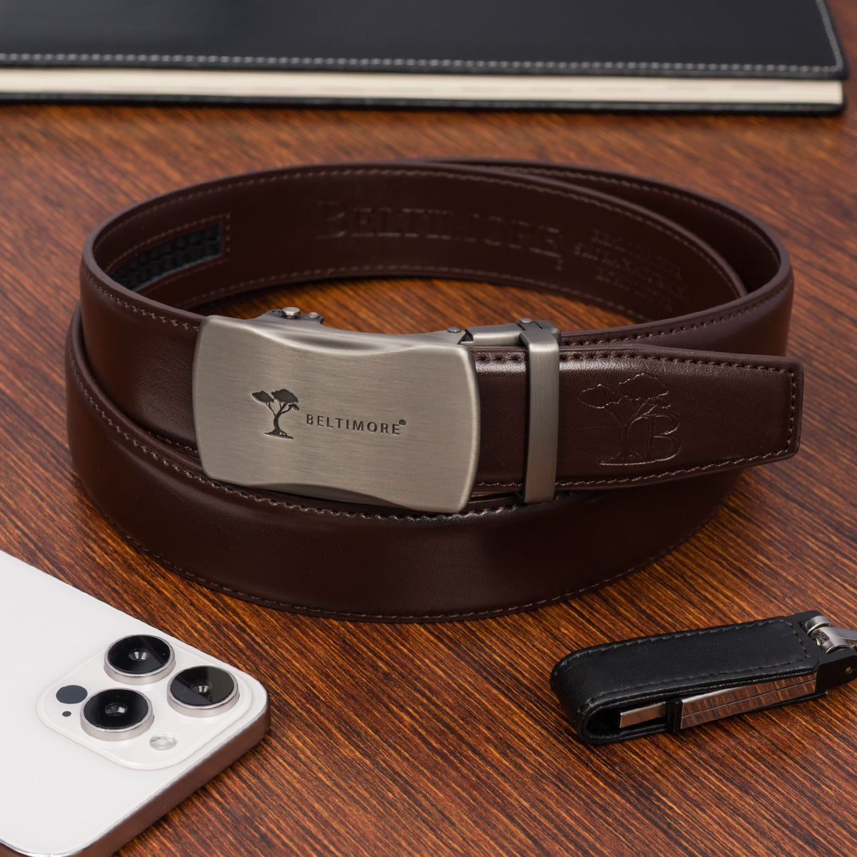 Ceinture Automatique en Cuir pour Homme Tancrède — visuel 18