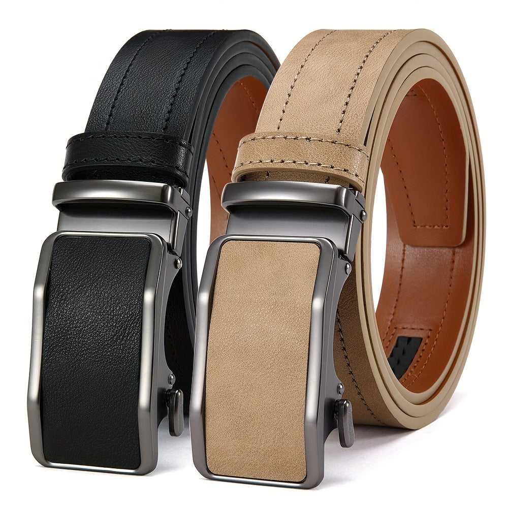 Ceinture Automatique en Simili Cuir pour Homme Percival — visuel 2