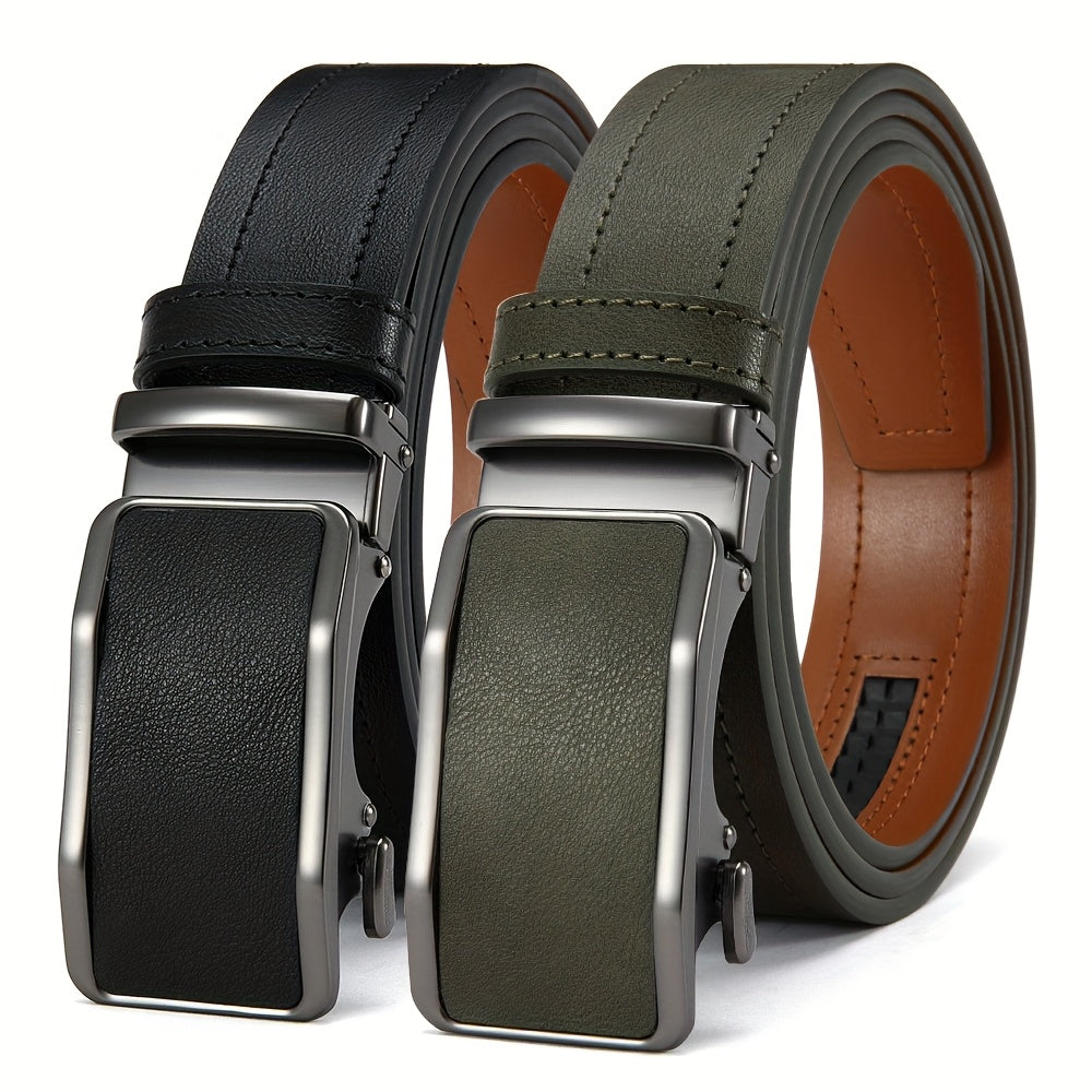 Ceinture Automatique en Simili Cuir pour Homme Percival — visuel 3