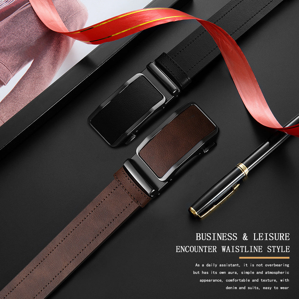 Ceinture Automatique en Simili Cuir pour Homme Percival — visuel 5