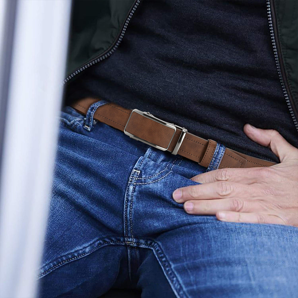 Ceinture Automatique en Simili Cuir pour Homme Percival — visuel 7
